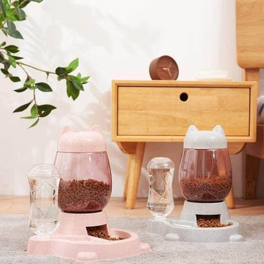 Biggie Automatic Feeder and Fountain Pet Bowls, Feeders & Waterers KittyNook